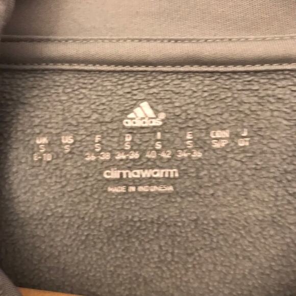 Adidas Graphic Hoodie Sweatshirt Small Womens Gray - Picture 4 of 5